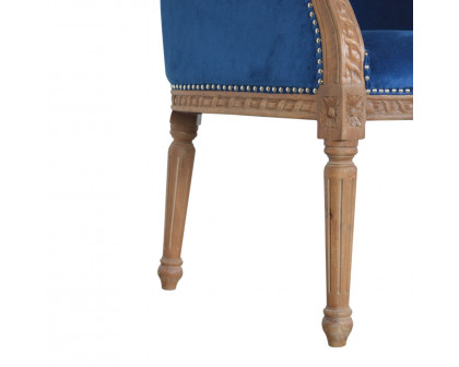 Artisan™ Occasional Chair - Royal Blue, Velvet