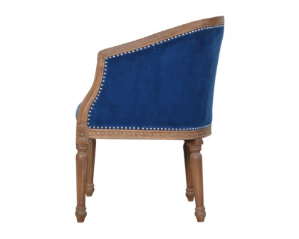 Artisan™ Occasional Chair - Royal Blue, Velvet