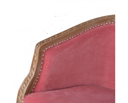 Artisan Occasional Chair - Pink, Velvet