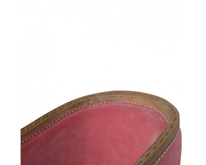 Artisan Occasional Chair - Pink, Velvet