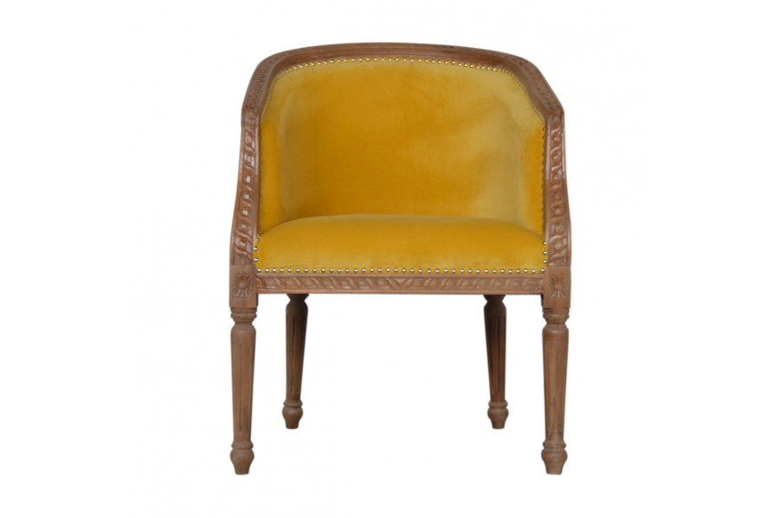 Artisan™ Occasional Chair - Mustard, Velvet