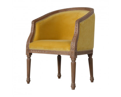 Artisan™ Occasional Chair - Mustard, Velvet