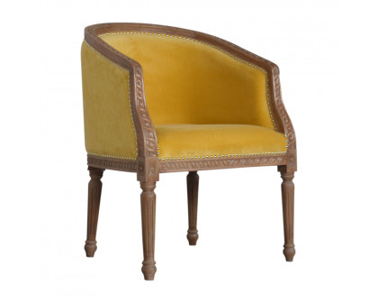 Artisan™ Occasional Chair - Mustard, Velvet