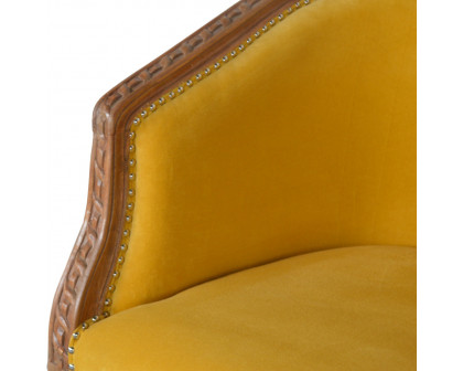 Artisan™ Occasional Chair - Mustard, Velvet