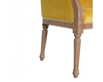 Artisan™ Occasional Chair - Mustard, Velvet