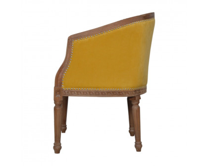 Artisan™ Occasional Chair - Mustard, Velvet