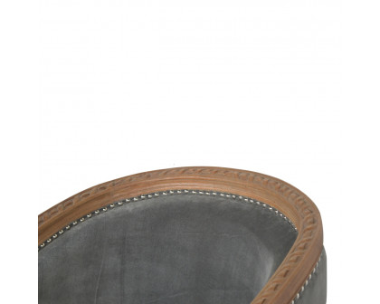 Artisan Occasional Chair - Gray, Velvet