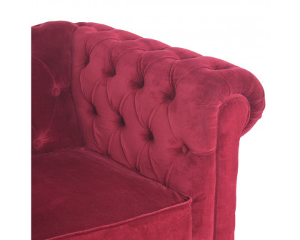 Artisan™ Chesterfield Armchair - Wine Red