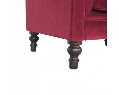 Artisan™ Chesterfield Armchair - Wine Red