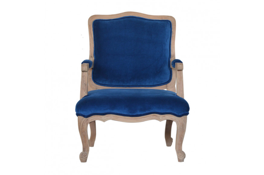 Artisan™ French Chair - Royal Blue, Velvet