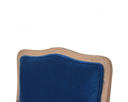 Artisan™ French Chair - Royal Blue, Velvet