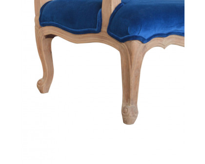 Artisan™ French Chair - Royal Blue, Velvet