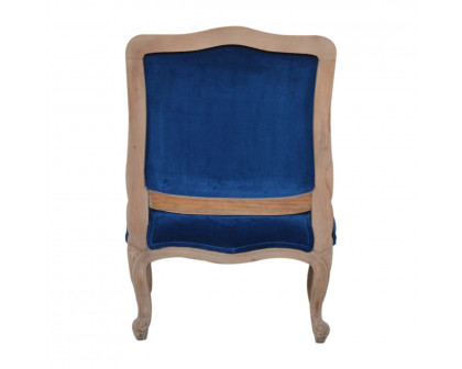 Artisan™ French Chair - Royal Blue, Velvet