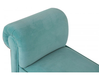 Artisan Bedroom Bench - Aqua, Velvet