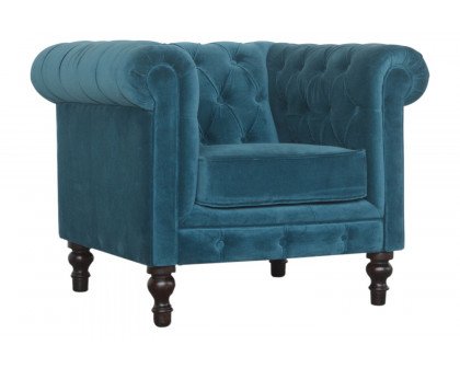 Artisan Chesterfield Armchair - Velvet