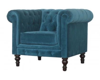 Artisan Chesterfield Armchair - Velvet