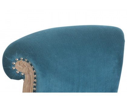 Artisan™ Studded Chair - Velvet, Teal