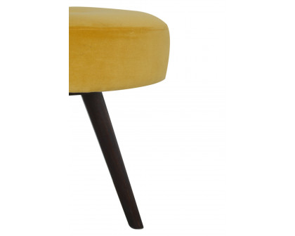 Artisan - Mustard Velvet Tripod Footstool