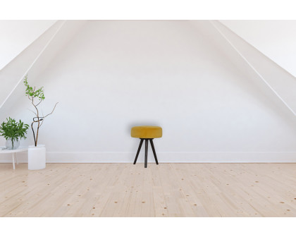 Artisan - Mustard Velvet Tripod Footstool