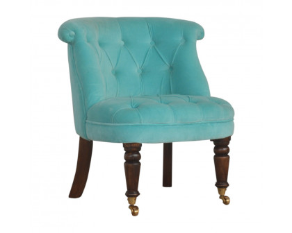 Artisan™ Accent Chair - Turquoise, Velvet