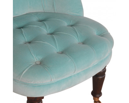 Artisan™ Accent Chair - Turquoise, Velvet