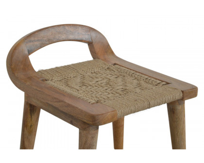 Artisan - Raised Back Woven Stool