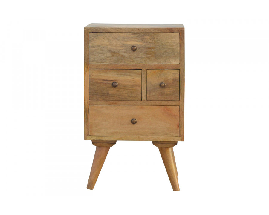 Artisan Nordic Style Multi Bedside - Oak-ish