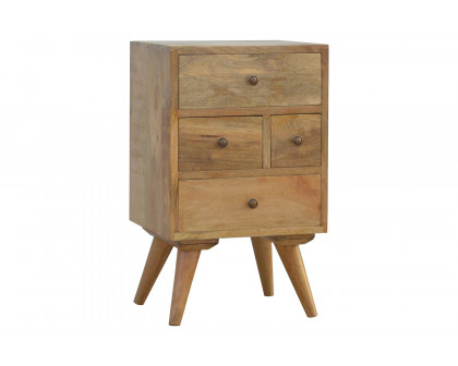 Artisan Nordic Style Multi Bedside - Oak-ish