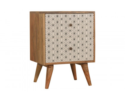 Artisan Prima Bedside with 2 Drawers - Short Legs