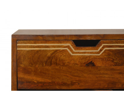 Artisan - Multi Bedside with Removeable Drawers in Chestnut