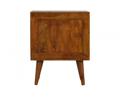 Artisan - Multi Bedside with Removeable Drawers in Chestnut