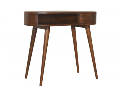 Artisan - Rounded Writing Desk in Chestnut