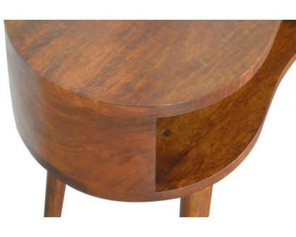 Artisan - Rounded Writing Desk in Chestnut