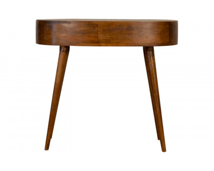 Artisan - Rounded Writing Desk in Chestnut