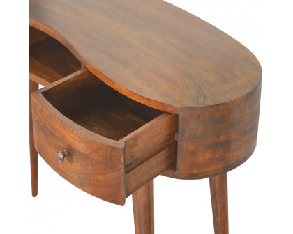 Artisan - Wave Writing Desk in Chestnut