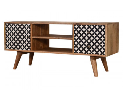 Artisan - Diamond Screen Printed Entertainment Unit