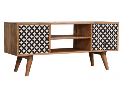 Artisan - Diamond Screen Printed Entertainment Unit