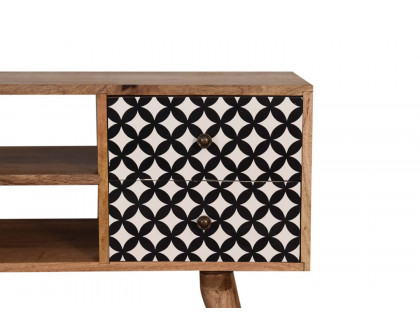 Artisan - Diamond Screen Printed Entertainment Unit