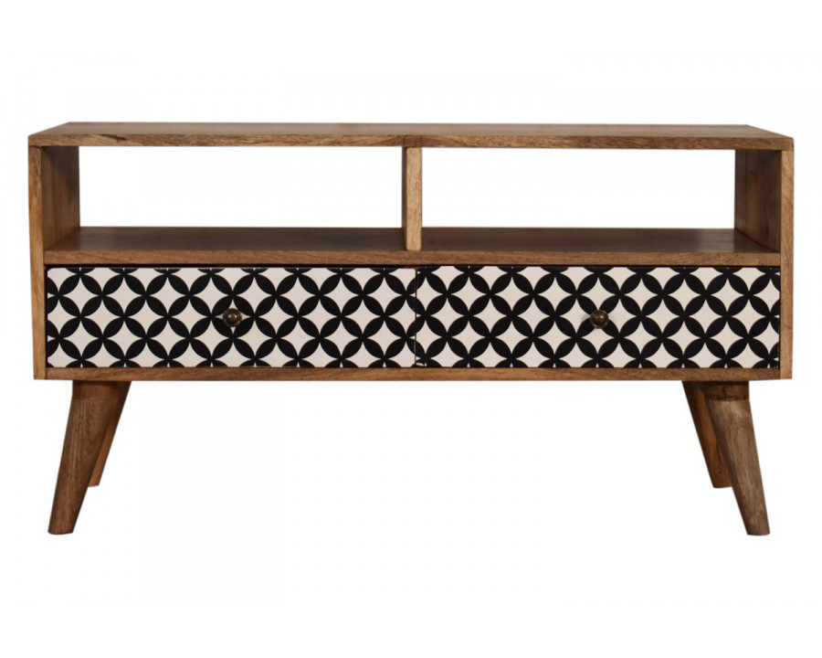 Artisan - Diamond Screen Printed TV Unit