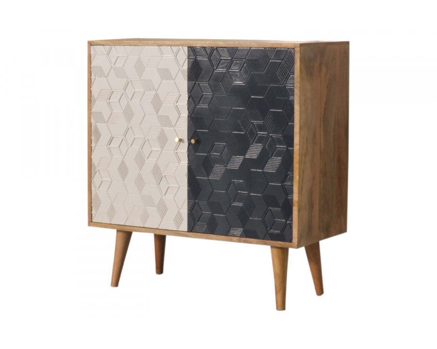 Artisan Acadia Cabinet - White/Navy