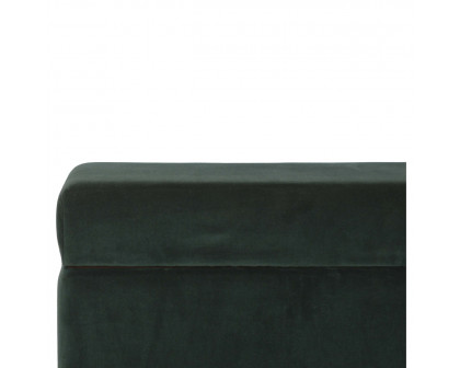 Artisan - Storage Box in Emerald Green, Velvet