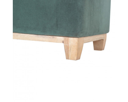 Artisan - Storage Box in Emerald Green, Velvet