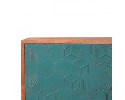 Artisan Acadia Cabinet with Drawers - Teal