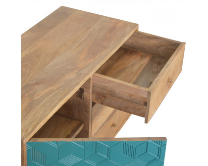 Artisan Acadia Cabinet with Drawers - Teal