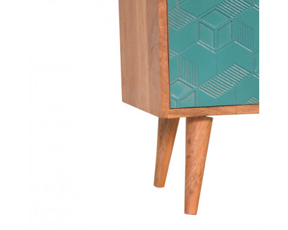 Artisan Acadia Cabinet with Drawers - Teal