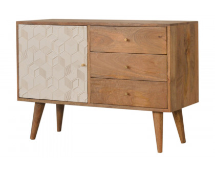 Artisan Acadia Sideboard with Drawers - White