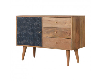 Artisan Acadia Cabinet with Drawers - Black