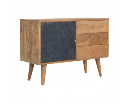 Artisan Acadia Cabinet with Drawers - Black