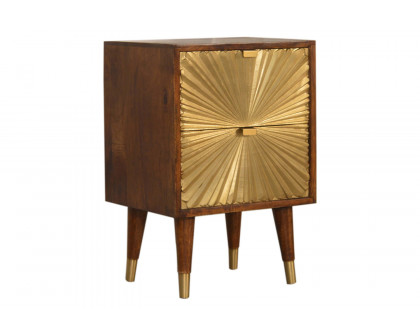 Artisan Manila Gold Bedside - 2 Drawers