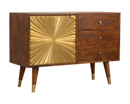 Artisan Manila Gold Sideboard - Nordic Legs